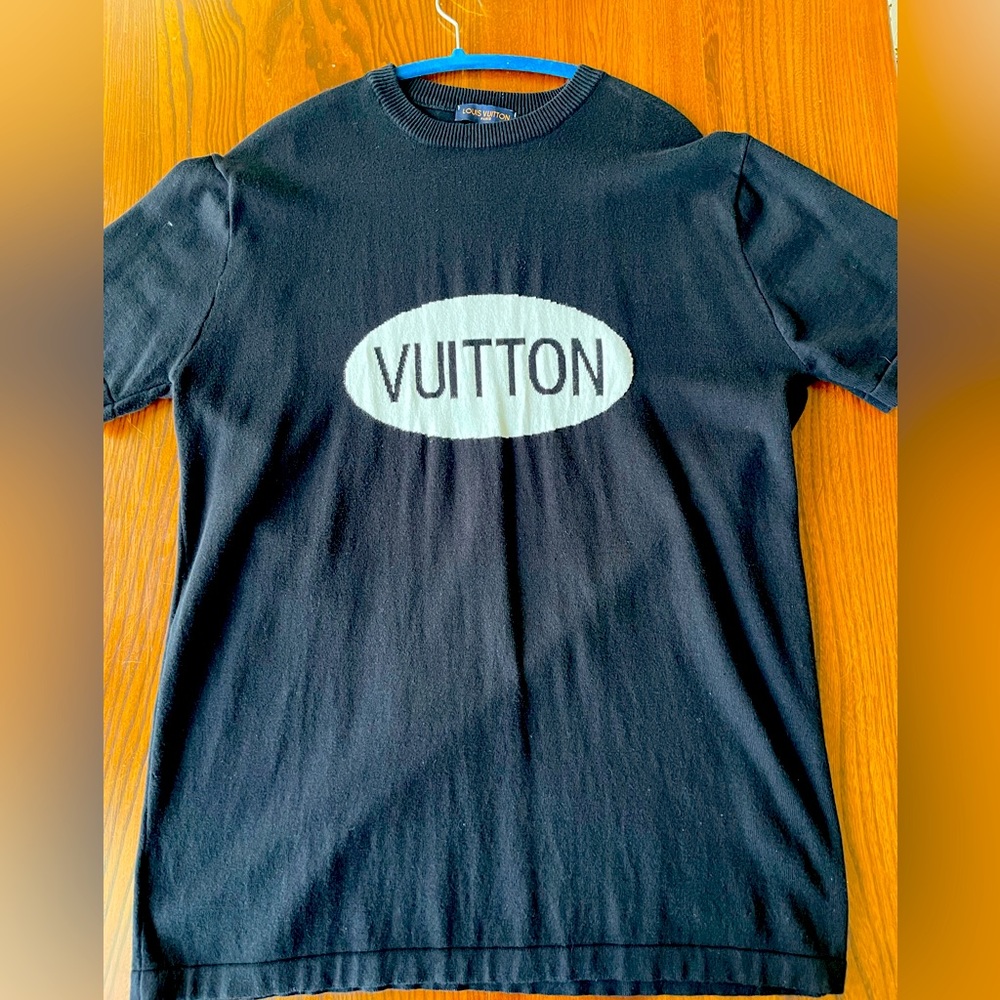 LV short sleeve shirt black size XL